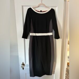 Boden Ottoman Color Block Dress